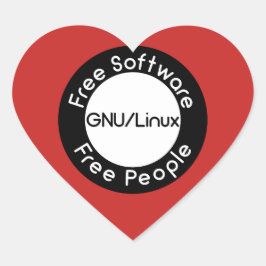 GNU/Linux ハートシール