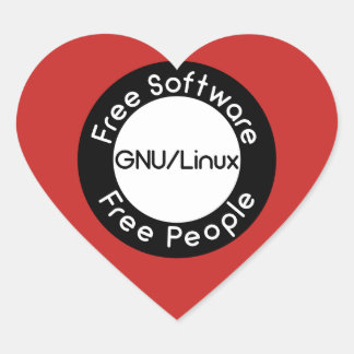 GNU/Linux ハートシール