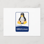 GNU/Linux ポストカード (正面)