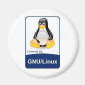 GNU/Linux マグネット (正面)