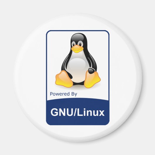 GNU/Linux マグネット (正面)