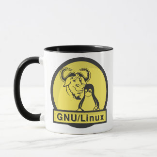 GNU/Linux -マグ マグカップ