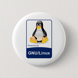 GNU/Linux 缶バッジ