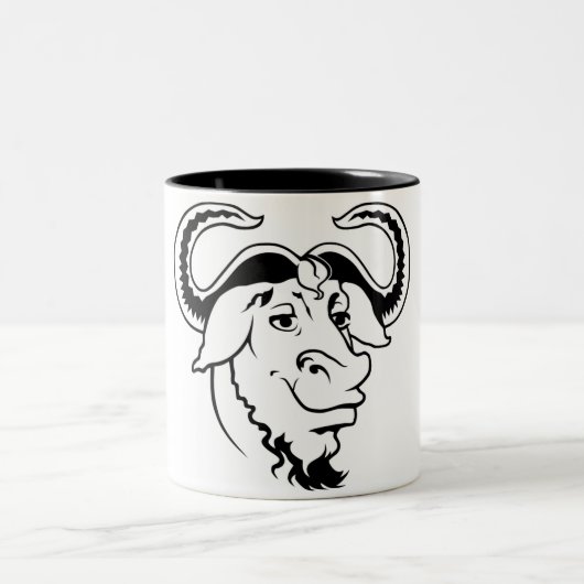 GNU Mug ツートーンマグカップ (中央)