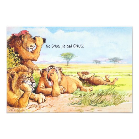 gnusなし フォトプリント            (正面)