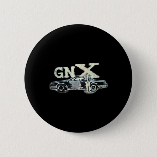 Gnxは目ではなくハートを使う 缶バッジ (正面)