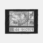 Gnxアートアルバムマスタードあなたのハートを使用 フリースブランケット (正面(横))