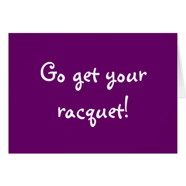 goあなたのラケットを得ます! (正面横)