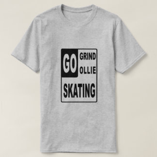 Goスケートで滑るTシャツ Tシャツ