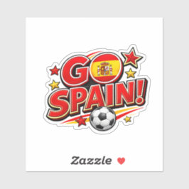 GOスペイン サッカー ファン | 愛国 スペイン フット シール
