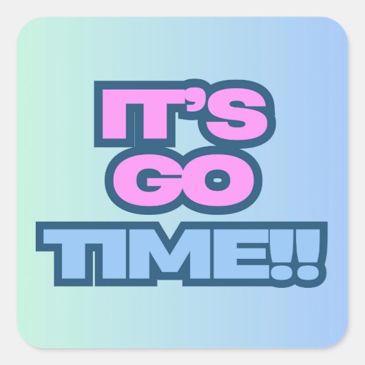 GOタイム スクエアシール (正面)