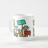 Goビーガン コーヒーマグカップ (正面左)