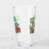 Goビーガン タンブラーグラス (左)