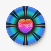 Goビーガン ペーパープレート (正面)