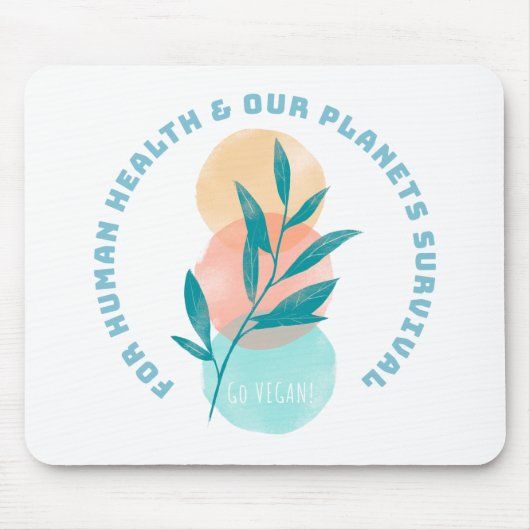 Goビーガン マウスパッド (正面)