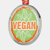 Goビーガン メタルオーナメント (左)