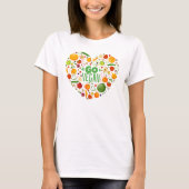 GoビーガンTシャツ Tシャツ (正面)