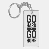 Go懸命またはGo Home キーホルダー (正面左)