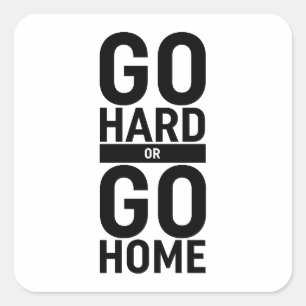 Go懸命またはGo Home スクエアシール