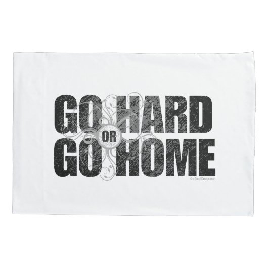 Go懸命またはGo Home 枕カバー (裏面)