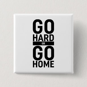 Go懸命またはGo Home 缶バッジ