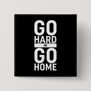 Go懸命またはGo Home 缶バッジ