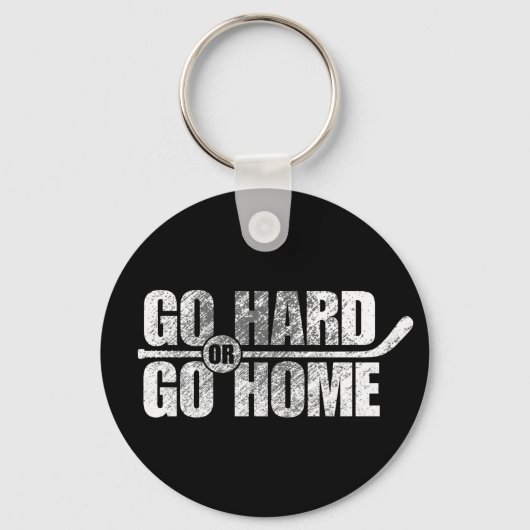 Go懸命またはGo Home (Hockey) キーホルダー (正面)