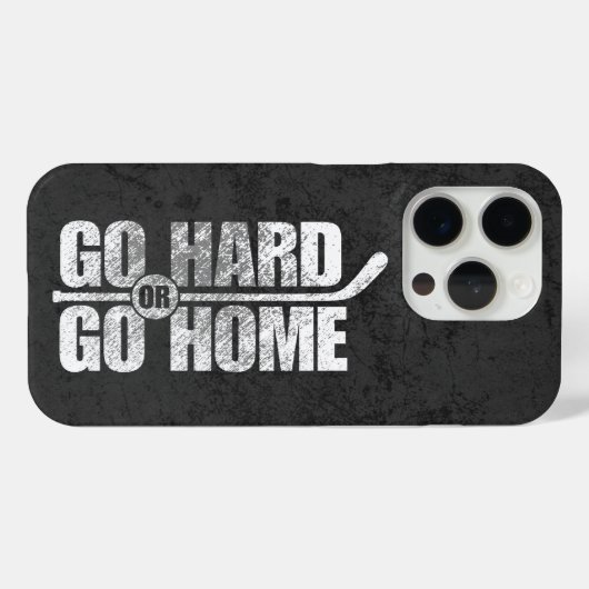 Go懸命またはGo Home (Hockey) Case-Mate iPhoneケース (裏面 (横))