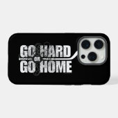 Go懸命またはGo Home (Hockey) iPhoneケース (裏面横)