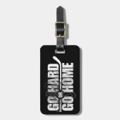 Go懸命またはGo Home (Hockey) Lagageタグ ラゲッジタグ (正面縦)