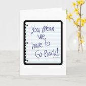 Go新学期 カード (黄色い花)