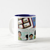 go本を得ます! ツートーンマグカップ (正面左)