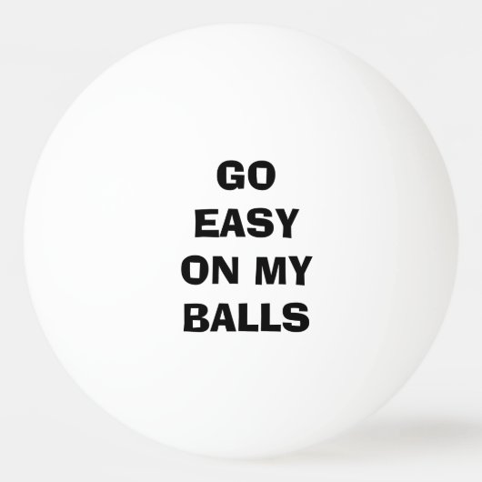 Go簡単オンMY BALLS おもしろい - 卓球ボール (正面)
