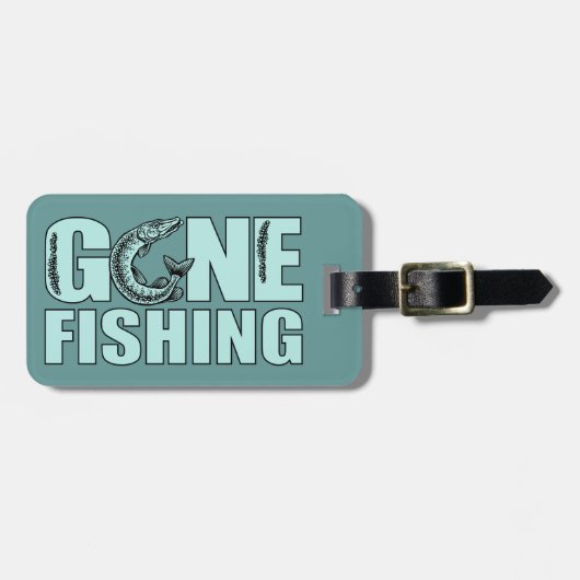 GO魚釣りカスタムラゲッジタグ ラゲッジタグ (正面横)