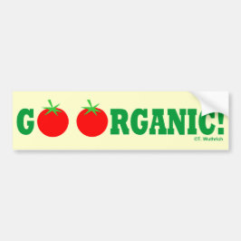 Go オーガニック Pro Organicsアンチ農薬とGMO バンパーステッカー