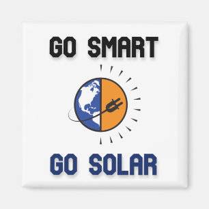 GO 頭が切れる GO – 再太陽の再生可能エネルギー マグネット