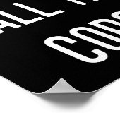 Go Ahead Call The Cops Funny Shirt  ポスター (角)