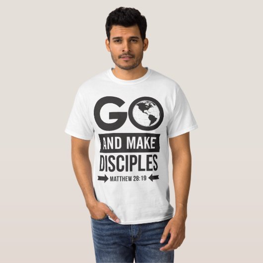 Go And Make Disciples Tシャツ (正面フル)