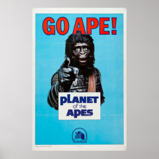 Go Apeヴィンテージ惑星レトロApesの映画または ポスター