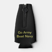 Go Army Beat Navy Beer Bottle Cozy ボトルクーラー (裏面)