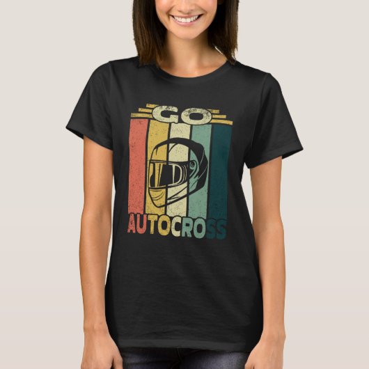 Go Autocross I Cone Racing Autocross Tシャツ (正面)