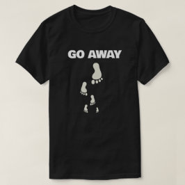 Go away attitude tシャツ