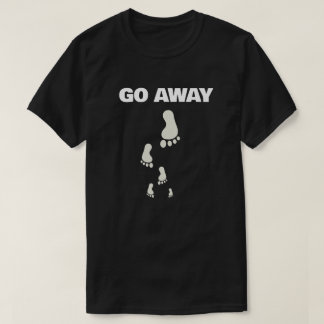 Go away attitude tシャツ