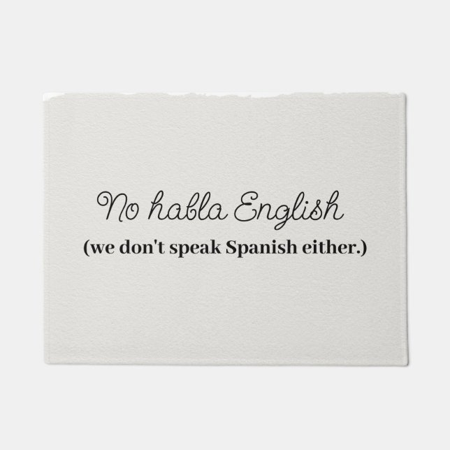 Go away funny doormat  ドアマット (正面)