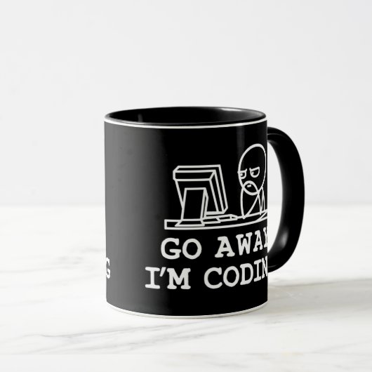 Go Away IM Coding マグカップ (正面右)
