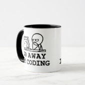 Go Away IM Coding マグカップ (正面左)