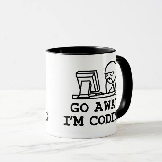 Go Away IM Coding マグカップ (正面右)