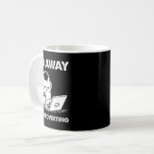 Go Away I'm Introverting  コーヒーマグカップ (正面左)