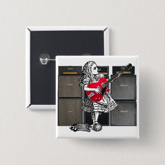 Go Ax Alice Pin 缶バッジ (正面&裏面)