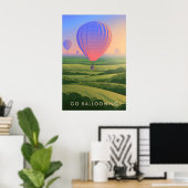 Go Ballooning Travel Poster ポスター (ホームオフィス)